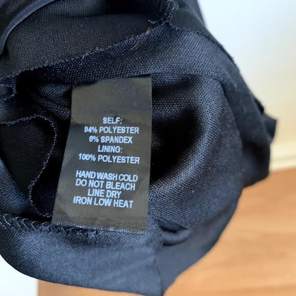 Lulus Black Ruched Open Back Long Sleeve Mini Dress Size XS NWT - Picture 10 of 16